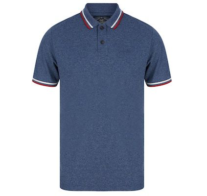 Tokyo Laundry Poloshirt Thornwood in Blau für 9,50€ (statt 17€)