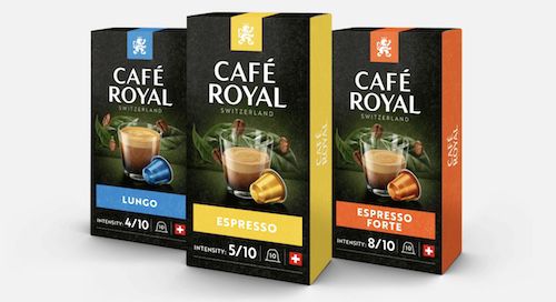 Bis 40% Rabatt auf Nespresso Kapseln   z.B. 360 Café Royal Lungo 51,59€ (statt 80€)