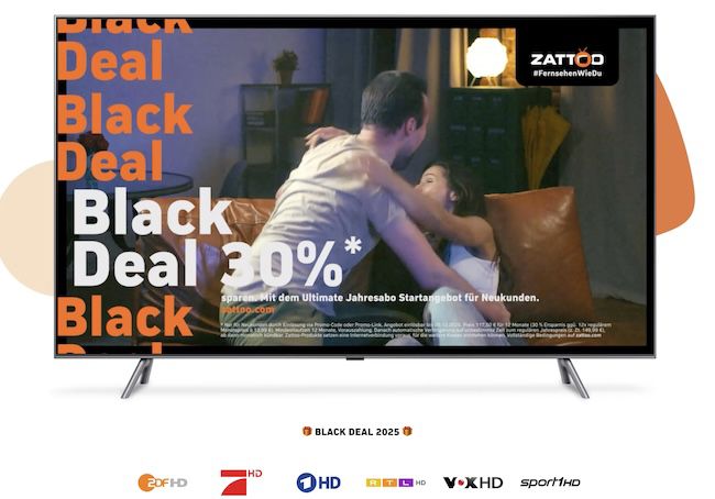 📺 Zattoo Ultimate Jahresabo für 117,50€ (statt 150€)