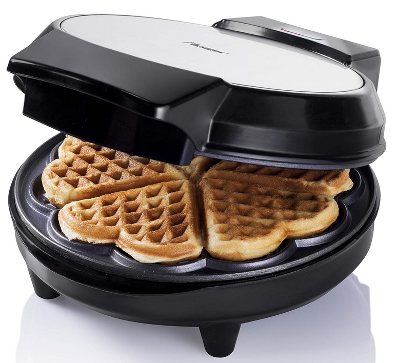 Bestron Waffeleisen für Herzwaffeln 700W für 19,99€ (statt 27€)