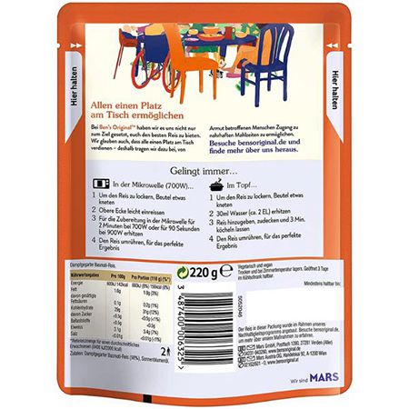 🍚 6x Bens Original Express Basmatireis ab 7,99€ (statt 14€)