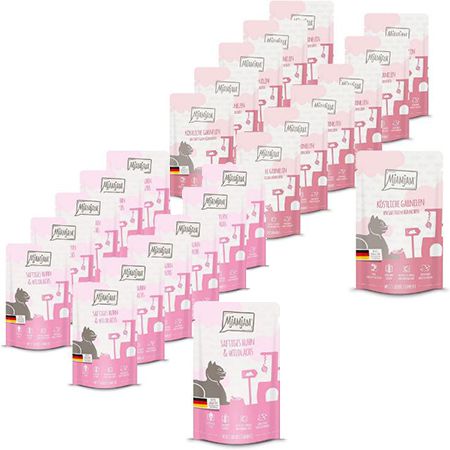 2 x 12er Pack MjAMjAM Quetschie Katzen-Nassfutter für 16,99€ (statt 42€)