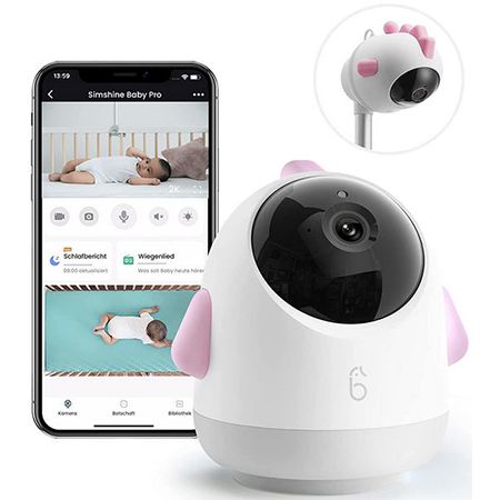 Simshine Babyphone mit Kamera & 2 Wege Audio für 101,52€ (statt 169€)