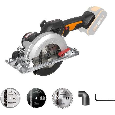 Worx WX531.9 Nitro 20V Akku Kreissäge ohne Akku & Ladegerät für 75,99€ (statt 88€)