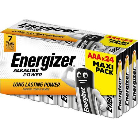 24er Pack Energizer Alkaline Power AAA Batterien für 8,99€ (statt 11€)