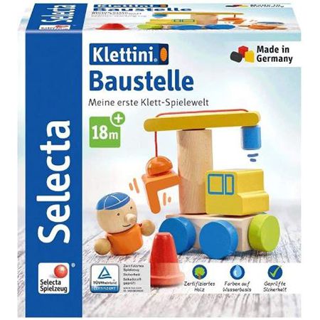 Selecta 62075 Klettini Baustelle, 8 tlg. für 9,23€ (statt 14€)   Prime