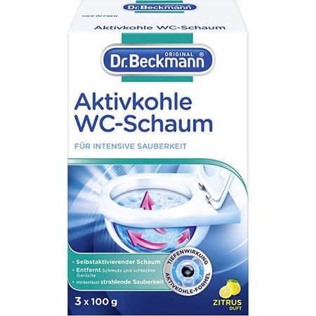 3er Pack Dr. Beckmann Aktivkohle WC Schaum ab 2€ (statt 3,30€)