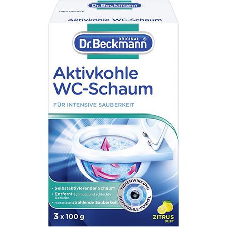 🚽 3er Pack Dr. Beckmann Aktivkohle WC Schaum ab 2,92€ (statt 3,49€)