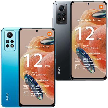 Xiaomi Redmi Note 12 Pro mit 128 GB in 2 Farben für je 279€ (statt 300€)