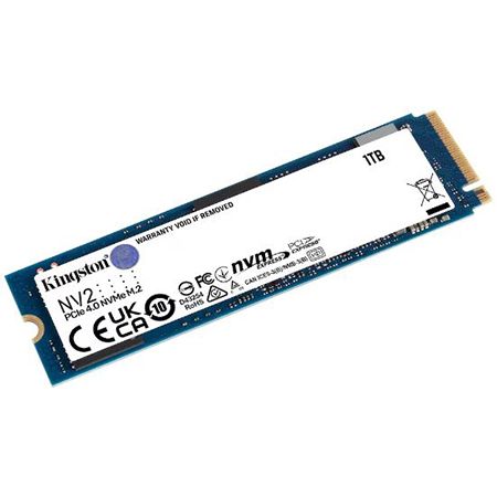 Kingston NV2 M.2 NVMe PCIe 4.0 SSD mit 1 TB für 52,90€ (statt 61€)