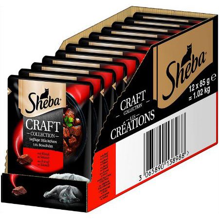 12er Pack Sheba Craft Collection mit Rindfleisch à 85g ab 6,62€ (statt 10€)   Prime