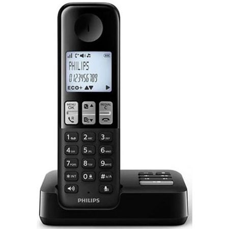Philips D2551B Schnurlostelefon mit Anrufbeantworter für 33,94€ (statt 40€)