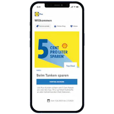 ⛽ Lidl Plus App: 5ct pro Liter Benzin/Diesel bei Shell sparen