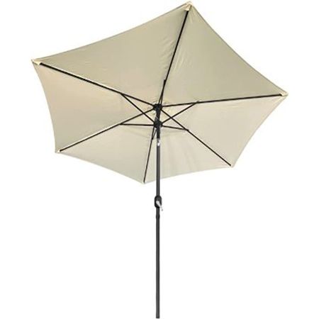 Vigevee Sonnenschirm mit Handkurbel, Ø 270cm für 30,79€ (statt 44€)