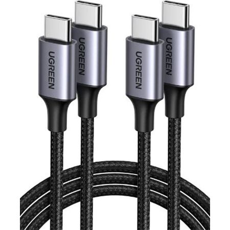 2er Pack Ugreen USB C auf USB C Kabel, 2M, 60W PD 3.0 für 10,49€ (statt 15€)
