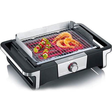 Severin Senoa Boost Elektrogrill mit bis zu 500 °C für 77€ (statt 121€)