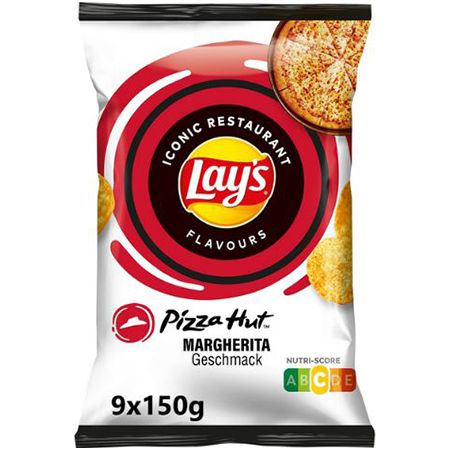 9er Pack Lays Pizza Hut Margherita Chips für 12,16€ (statt 16€)