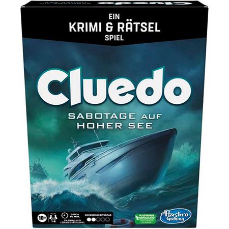 Cluedo Sabotage auf hoher See, Krimi  und Rätselspiel ab 10,26€ (statt 21€)
