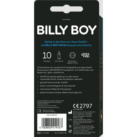 10er Pack Billy Boy SKYN Latexfreie Kondome für 9,99€ (statt 12€)   Prime