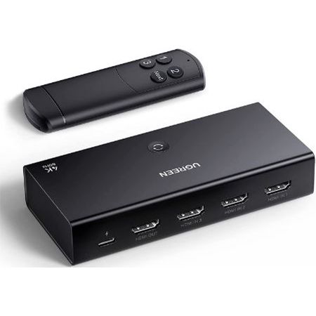 UGREEN 3-in-1 HDMI 2.0 Switch mit 4K@60Hz für 25,49€ (statt 50€)