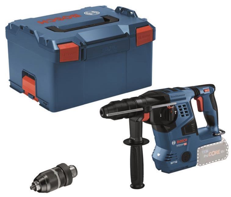 Bosch Akku Bohrhammer GBH 18V 28 CF Professional + L BOXX für 285€ (statt 335€)