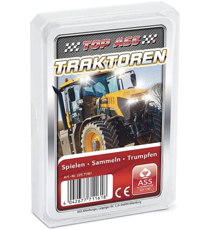 Kartenspiel TOP ASS   Traktoren Quartett für 1,74€ (statt 5€)