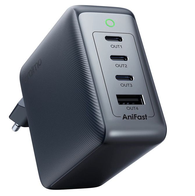 120W USB C Ladegerät HyperGaN mit 4 Ports für 29,99€ (statt 60€)