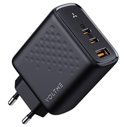 Voltme USB C/A Ladegerät mit 3 Ports, 65W & GaN für 22,79€ (statt 50€)