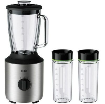 Braun PowerBlend 3 JB 3272 Standmixer + 2 ToGo Flaschen für 55,35€ (statt 76€)