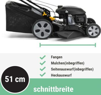 Alpina AL5 51 SHQ (Modell 2021) Benzin Rasenmäher für 421€ (statt 509€)