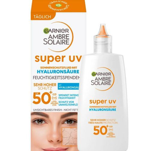 Garnier Super UV Sonnenschutz Fluid mit LSF 50+ für 9€ (statt 13€)