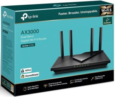 TP Link Archer AX55 Mesh Router für 69,27€ (statt 80€)