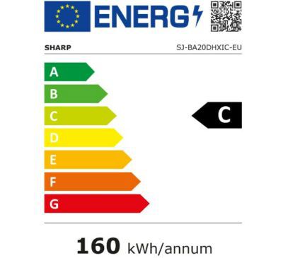 Sharp Kühl Gefrierkombination mit 160 kWh/Jahr für 549€ (statt 630€)