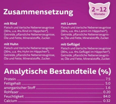 Whiskas Junior Klassiche Auswahl in Sauce 48 x 85g ab 13,58€ (statt 19€)