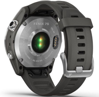 Garmin fenix 7S Silver mit grauem Band für 345,79€ (statt 427€)