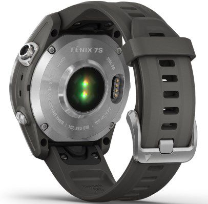 Garmin fenix 7S Silver mit grauem Band für 386,53€ (statt 435€)