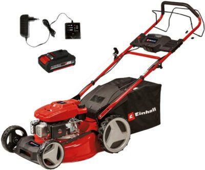 Einhell Benzinrasenmäher GC PM 46 SM HW E Li mit Akku Kit ab 369,99€ (statt 435€)