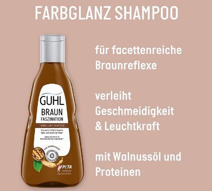 Guhl Braun Faszination Shampoo für brünettes Haar, 250ml ab 2,80€ (statt 4€)   Prime