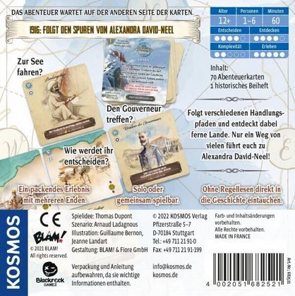Kosmos Cartaventura   Lhasa, Abenteuer Spiel für 5€ (statt 10€)