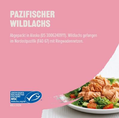 Our Essentials MSC Pazifischer Pink Wildlachs, 213g ab 1,10€ (statt 3€)