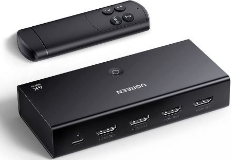 UGREEN 3in1 HDMI 2.0 Switch mit 4K@60Hz für 25,59€ (statt 32€)