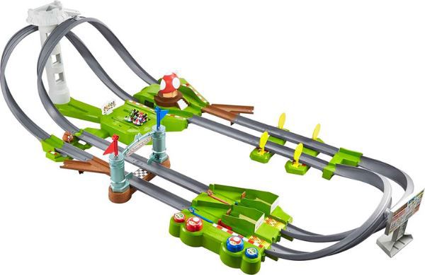 Hot Wheels Mario Kart Rennbahn Deluxe inkl. 2 Spielzeugautos für 43,99€ (statt 58€)
