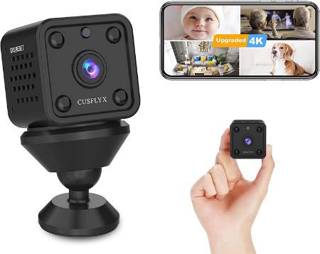 CUSFLYX Cloud Mini 4K WiFi Kamera mit Nachtsicht für 27,59€ (statt 46€)