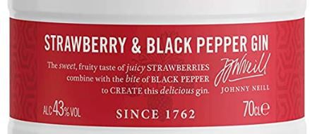 Whitley Neill Strawberry & Black Pepper Gin, 0,7l, 43% für 20€ (statt 27€)