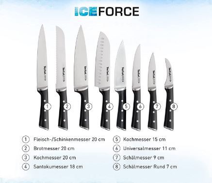 🔪 Tefal K23204 Ice Force Brotmesser, 20cm für 14,99€ (statt 22€)