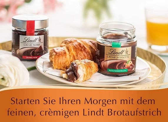 Lindt Crème Noir Brotaufstrich, 220g für 3,19€ (statt 4€)