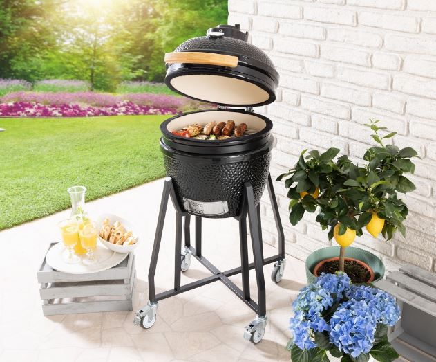 Grillgourmet Kamado 15 BBQ Grill mit Untergestell für 192€ (statt 304€)