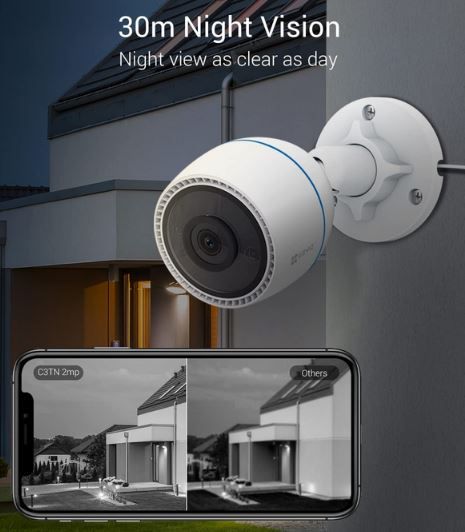 EZVIZ C3TN Outdoor Full HD WLAN IP Kamera für 29,99€ (statt 45€)