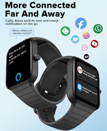 aeac 1,8 Smartwatch mit Telefonfunktion + 100 Sportmodi für 23,99€ (statt 60€)