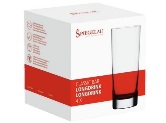 4er Pack Spiegelau Classic Bar Longdrinkgläser für 13,95€ (statt 20€)